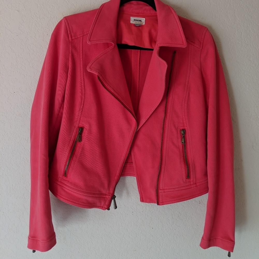 Fossil Jacket Jean Magenta S